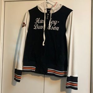 Harley zip up hoodie